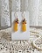BO Dolce Vita en Jaune cr&eacute;&eacute;es avec pierres de gemme, crochets d&rsquo;oreilles argent 925 dor&eacute;