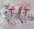BO Les Flamants Blancs et Roses mont&eacute;es aux rocailles de qualit&eacute; en verre. Couleurs : Blanc et Rose. S&rsquo;ajoute aux rocailles des toupies Blanches. Le tout est associ&eacute; &agrave; des crochets en argent 925.
