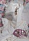 BO Glamour Scintillant mont&eacute;es avec cabochons et perles en Cristal, perles cubes octogonaux cristal &eacute;lectrolytique et clous d'oreilles en laiton dor&eacute;