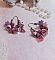 BO Jouvence cr&eacute;&eacute;es avec fleurs clochettes, boutons de roses, orchid&eacute;es, feuilles, perles rondes, cristaux  et boucles demi-lune