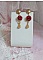 BO Lya Roses compos&eacute;es de breloques laitons, pendentifs avec roses m&eacute;tal, perles verres et clous en laiton
