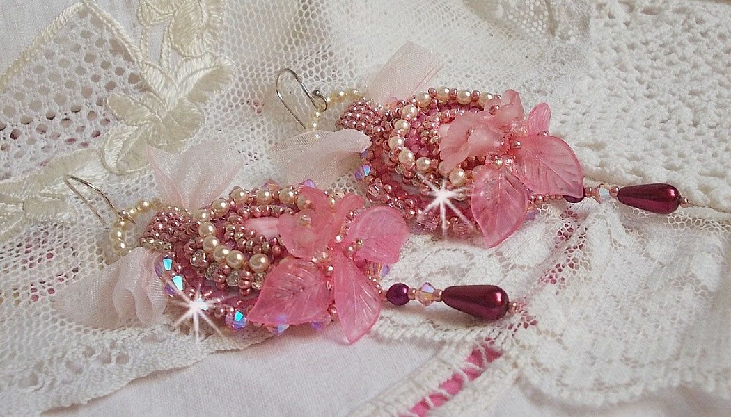 BO Magnolia avec de tr&egrave;s belles perles
