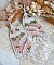 BO Matin Lumineux mont&eacute;es avec des rocailles, toupies en Cristal de Swarovski White Opale AB et dormeuses en argent 925/1000
