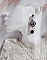 BO Mimichat Steampunk avec cabochons verres, strass, breloques &eacute;poxy, perles cristal Swarovski et clous argent
