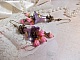 BO M&eacute;tamorphose Fantaisie, boutons de roses sauvages &agrave; laquelle s&rsquo;ajoute perles Cristal, fleurs trompettes peintes &agrave; la main aux couleurs de l&rsquo;&eacute;t&eacute;, perles verre et calottes mont&eacute;s sur crochets Laiton