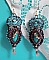 BO Na&Icirc;ade avec des cabochons en turquoise, des strass, des rocailles et du cuir vachette Camel