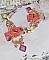 BO Soie de R&ecirc;ves cr&eacute;&eacute;es avec perles acryliques, intercalaires, pendentifs &eacute;poxy et puces m&eacute;tal 