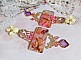 BO Soie de R&ecirc;ves cr&eacute;&eacute;es avec perles acryliques, intercalaires, pendentifs &eacute;poxy et puces m&eacute;tal 