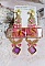 BO Soie de R&ecirc;ves cr&eacute;&eacute;es avec perles acryliques, intercalaires, pendentifs &eacute;poxy et puces m&eacute;tal 