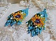 BO Tournesol mont&eacute;es avec des rocailles color&eacute;es de qualit&eacute; en Verre : Bleu Turquoise, Jaune, Orange, Marron, Vert, Noir, Violet et Dor&eacute;. Repr&eacute;sentant ces fleurs, elles sont le symbole du soleil
