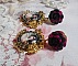 BO Week-end of Roses cr&eacute;&eacute;es avec des cabochons repr&eacute;sentant une femme avec des roses, des perles en r&eacute;sine et des cristaux de Swarovski