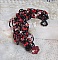 Bracelet Feeling avec des rocailles tubes, des perles en nacre et des toupies en crystal de Swarovski