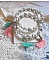Bracelets Cristalline Eclat avec doubles bracelets aux perles Stardust Argent&eacute;es effet paillet&eacute;, perles rondes facett&eacute;es en verre et pompons couleur Rose et Menthe pour un style contemporain