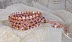 Bracelet Rose Royale avec des perles Tila Rose, des facettes et des perles nacr&eacute;es en cristal de Swarovski