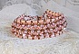 Bracelet Rose Royale avec des perles Tila Rose, des facettes et des perles nacr&eacute;es en cristal de Swarovski