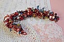 Bracelet Fleur de Chine avec des cristaux et pierres fines