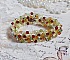 Bracelet Proven&ccedil;al avec des toupies en cristal de Swarovski et des facettes