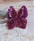 Broche papillon artisanale brodée en soie, sequins et cristaux.