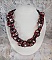 Collier Feeling mont&eacute; avec des rocailles tubes, des cristaux de Swarovski et des facettes