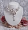 Collier Nuit Etoil&eacute; avec des perles semi-pr&eacute;cieuses et Cristaux de Swarovski