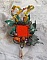 Collier pendentif Douceur de Printemps cr&eacute;e tout en porcelaine froide et perles diverses