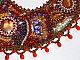 Collier Plastron Topaz Haute-Couture avec des pierres semi-pr&eacute;cieuses et diff&eacute;rentes perles