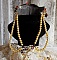 Collier platron Terre de Feu Haute-Couture, avec de la soie le Shibori 