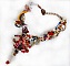 Collier Printemps Color&eacute; avec des cristaux de Swarovski, et des perles diverses