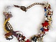 Collier Printemps Color&eacute; avec des cristaux de Swarovski, et des perles diverses