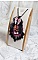 Pendentif Barbara mont&eacute; avec cabochon r&eacute;sine, pendentif m&eacute;tal, dentelle, fleurs, gouttes verres et perles cristal Swarovski