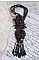 Pendentif Habit Noir pour un style Vintage est brod&eacute; avec une pierre de Gemme : l&rsquo;Onyx Noir &agrave; laquelle s&rsquo;ajoute des cristaux, dagues, perles, facettes et rocailles en Verre. Belle harmonie !