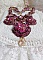 Plastron Crystal Majestic Haute Couture brod&eacute; avec des perles cristal Swarovski, perles verre de boh&egrave;me et rocailles 