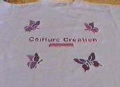 peinture tissu tee-shirt
