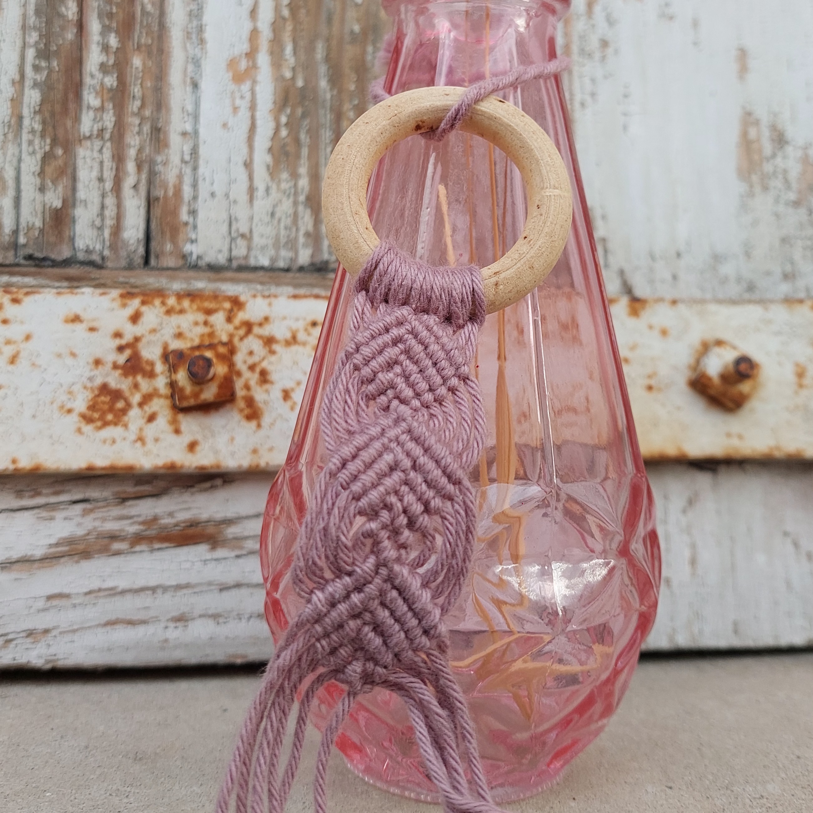 Bijoux de sac en Macram&eacute;
