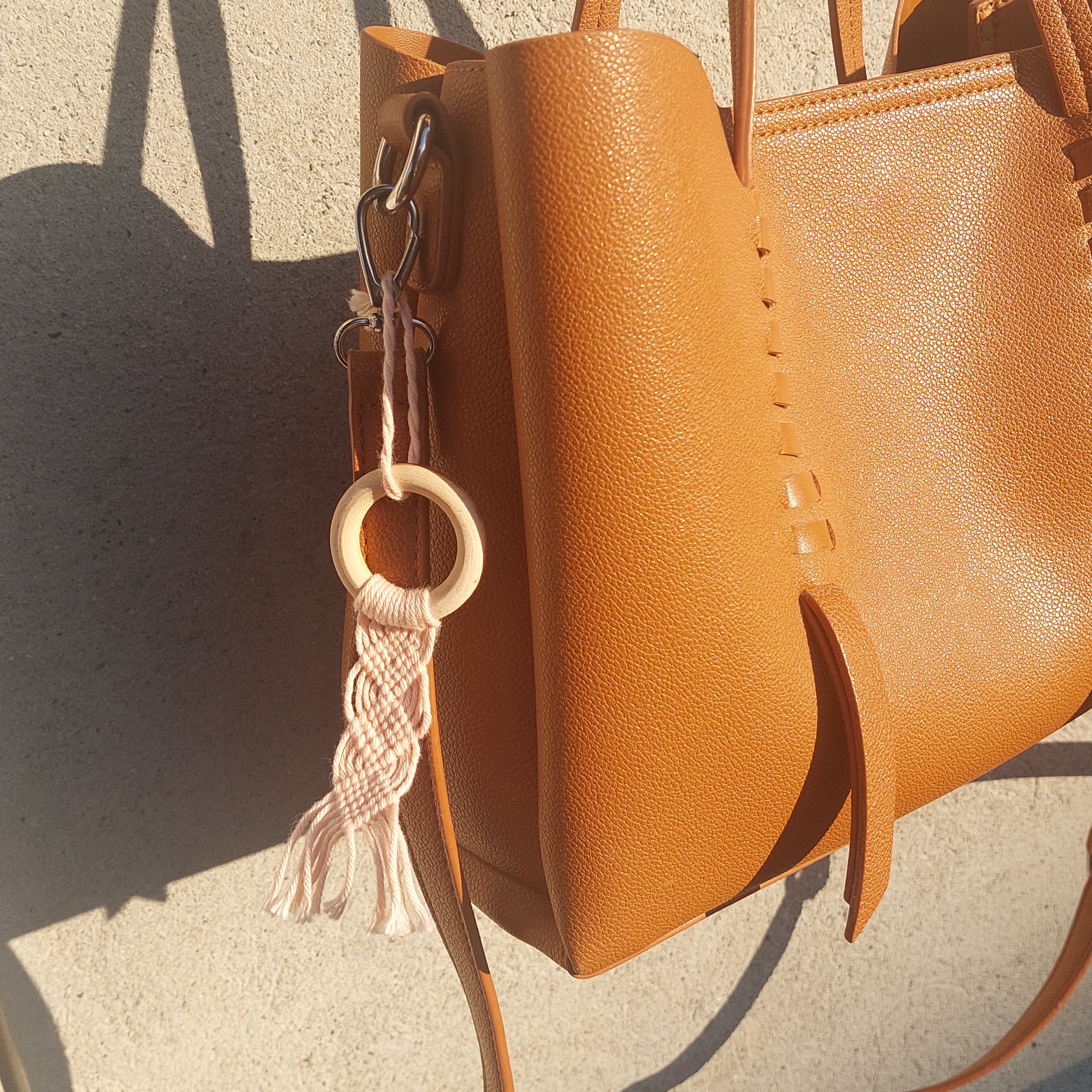 Bijoux de sac en Macram&eacute;