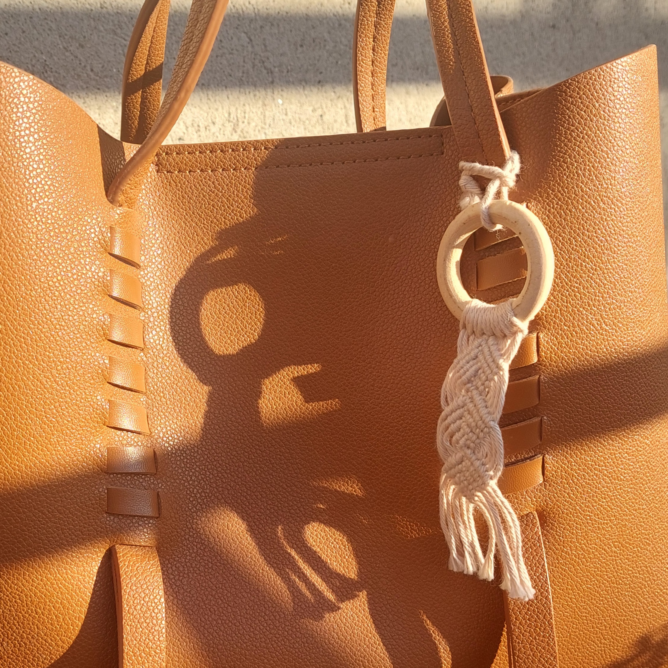 Bijoux de sac en Macram&eacute;