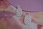 Boucles d'oreilles en argile polym&egrave;re Bourgeon