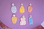 Boucles d'oreilles en argile polym&egrave;re Etamine