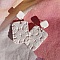 Boucles d'oreilles pendantes - Frisis Coton