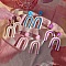 Boucles d'oreilles pendantes - Iridis Violine