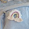 Broche Macram&eacute; Arc-en-ciel