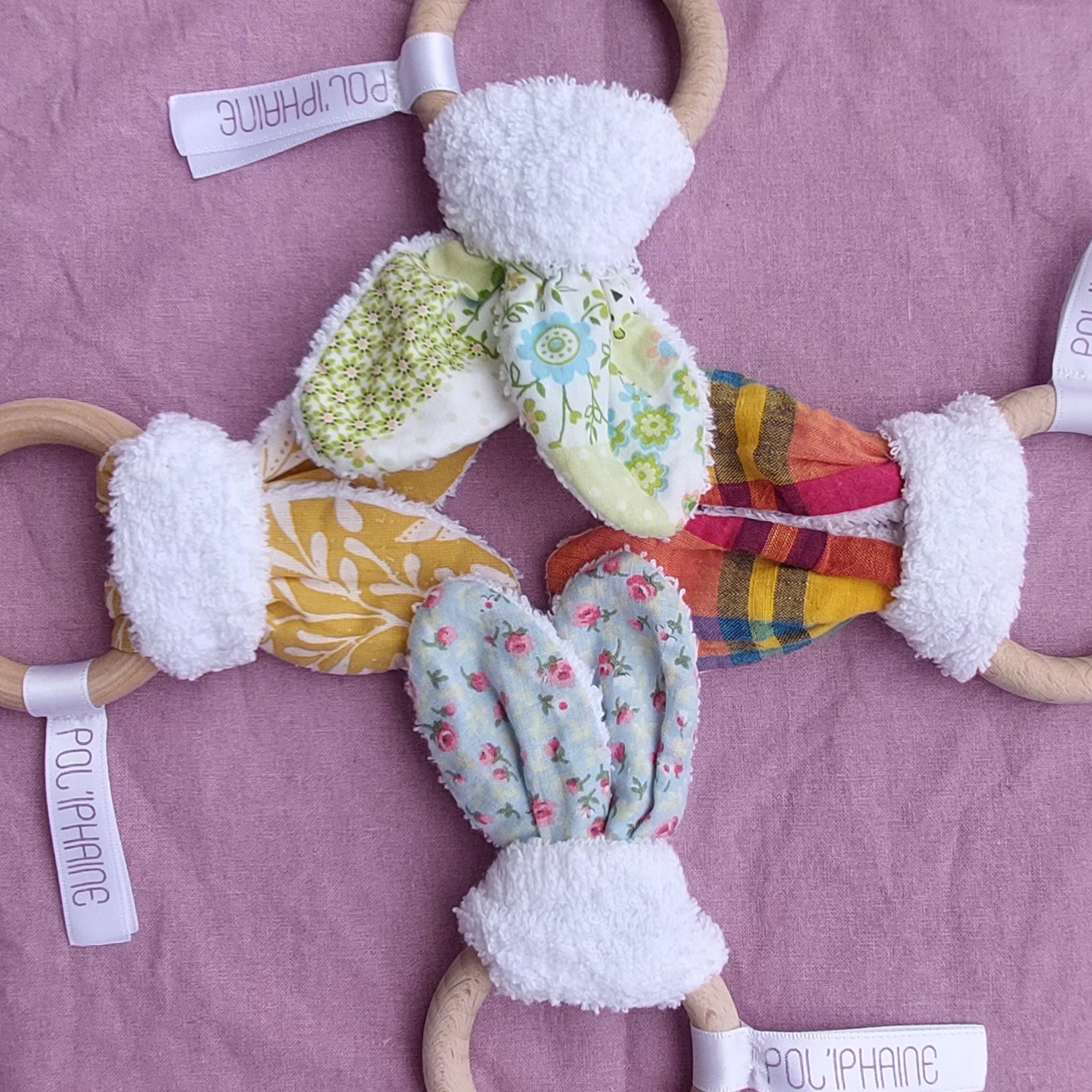 D&eacute;co oreilles de lapin pour chambre d'enfant Vert