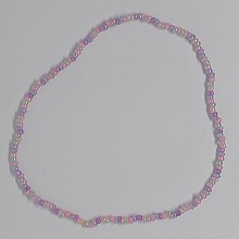 Ras du cou sir&egrave;ne en perles pastel